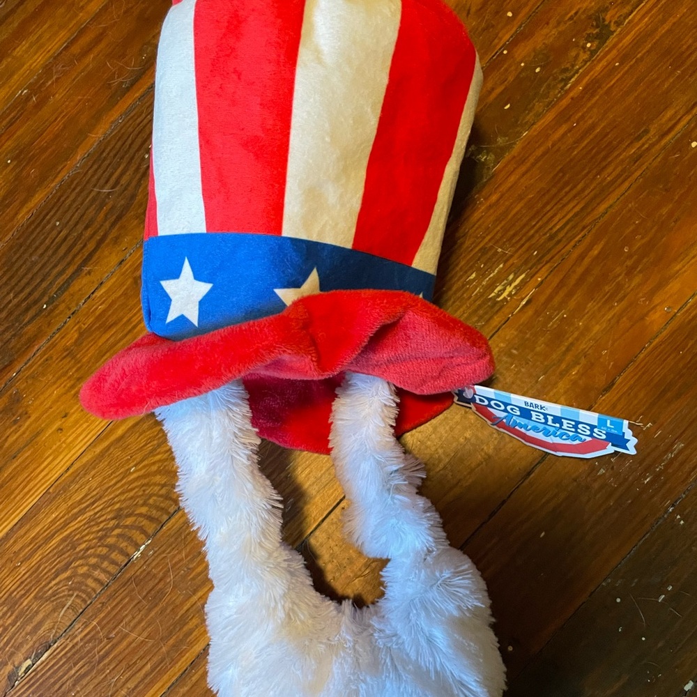 Bark box dog bless America
